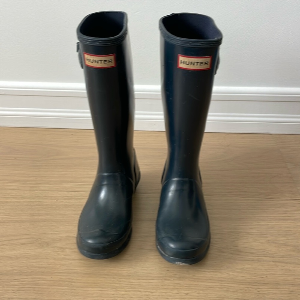 Navy Hunter Original Rain Boots